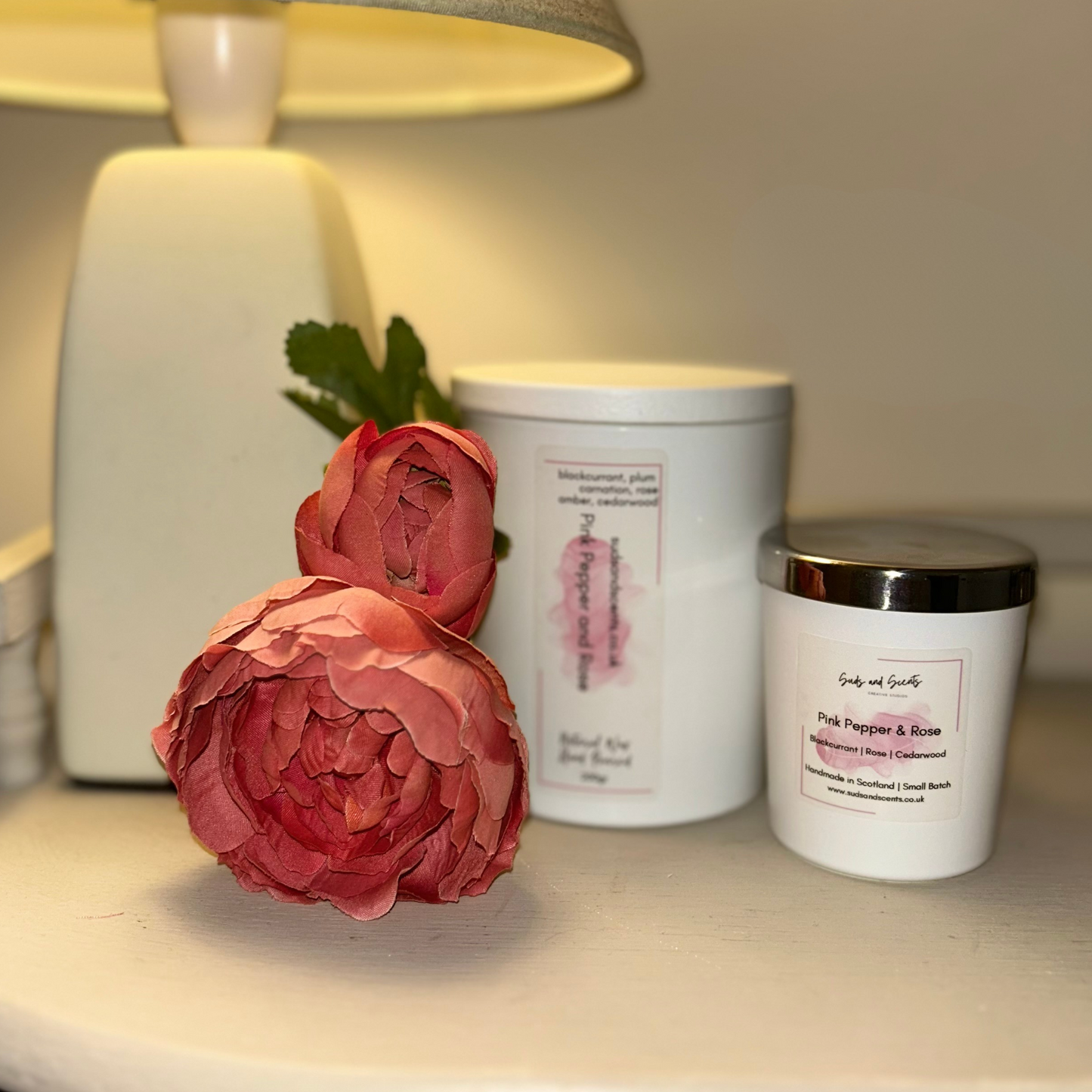 Pink Pepper and Rose - Candle