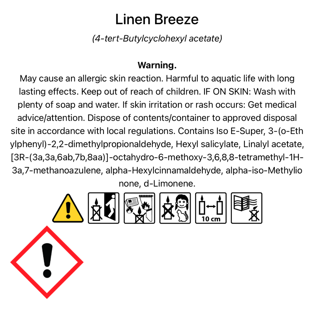 Linen Breeze - Candle Refill