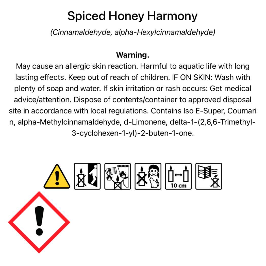 Spiced Honey Harmony - Candle Refill