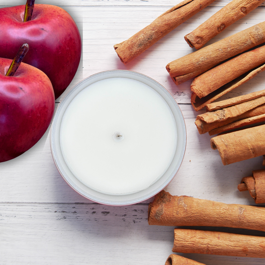 Cinnamon and Apple Scented candle