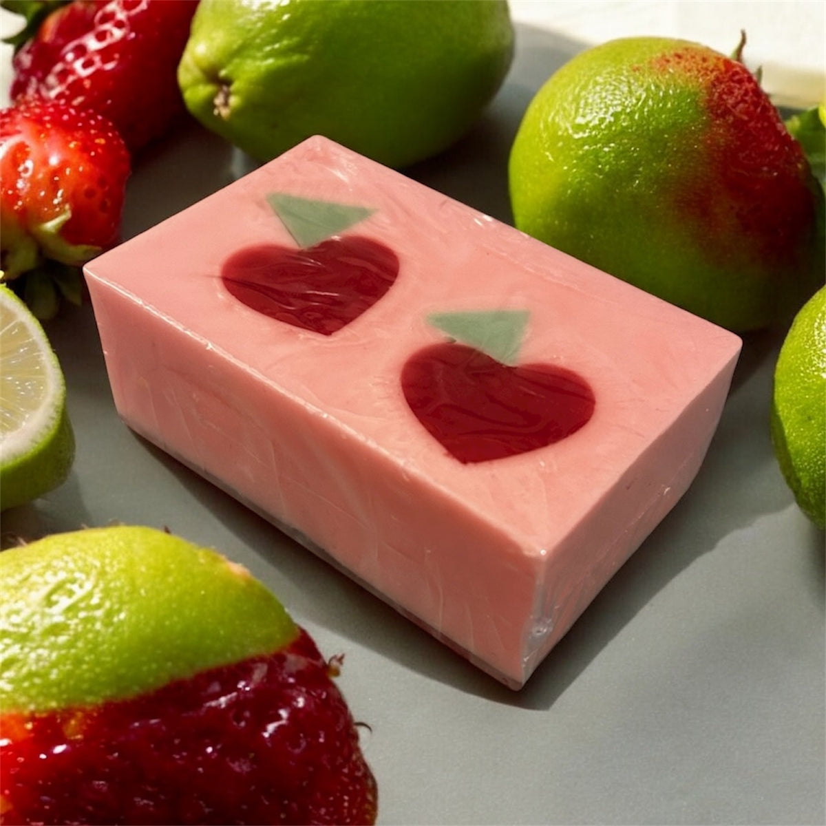 Limeberry handcrafted bar soap by Suds and Scents